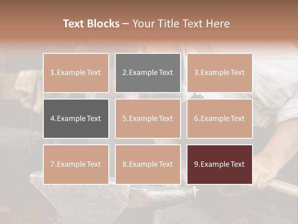 Hammer Smithy Man PowerPoint Template