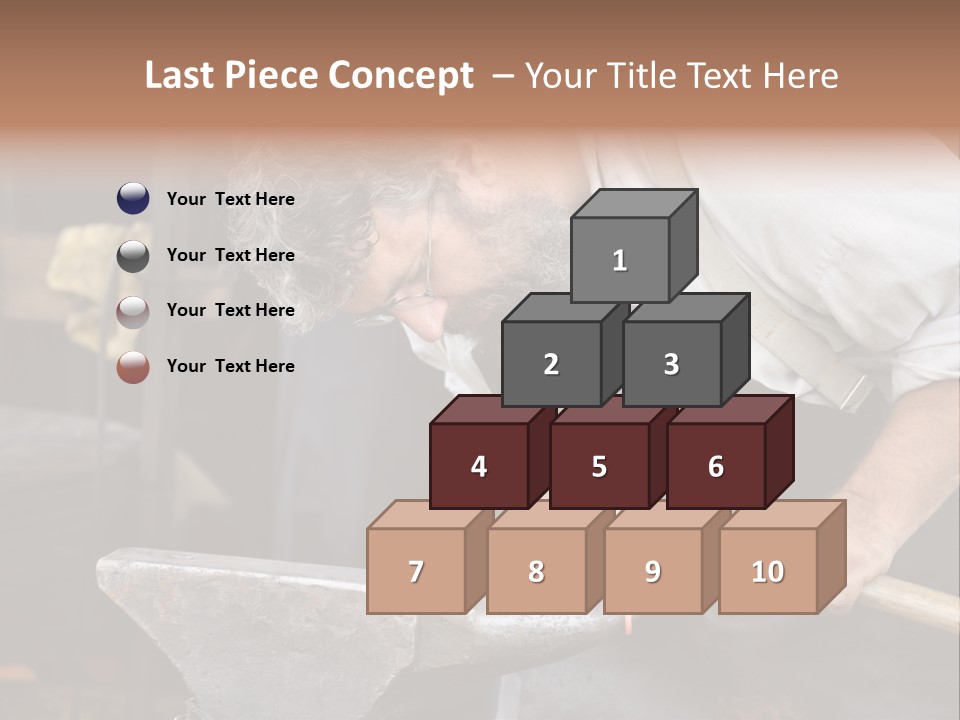 Hammer Smithy Man PowerPoint Template