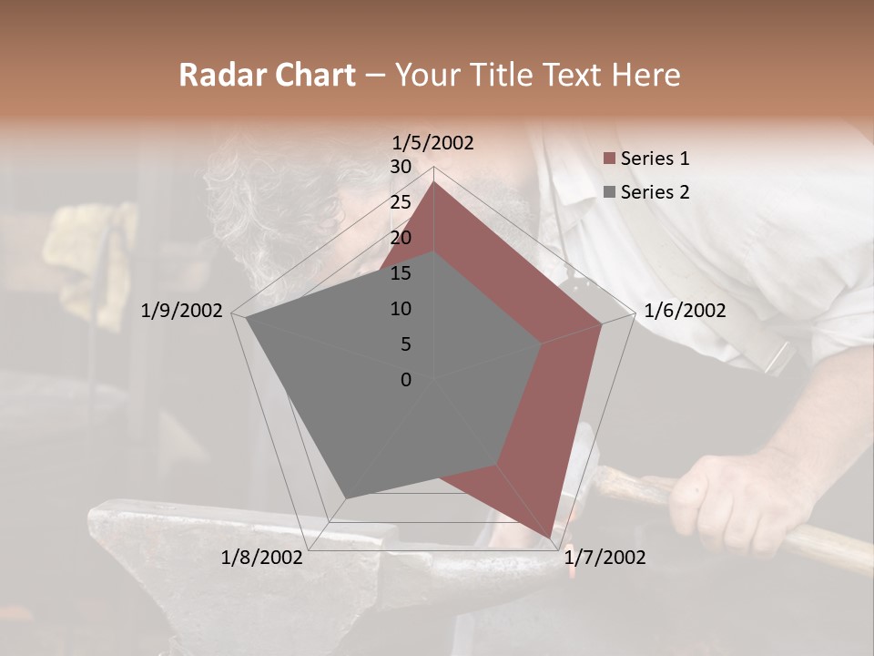 Hammer Smithy Man PowerPoint Template