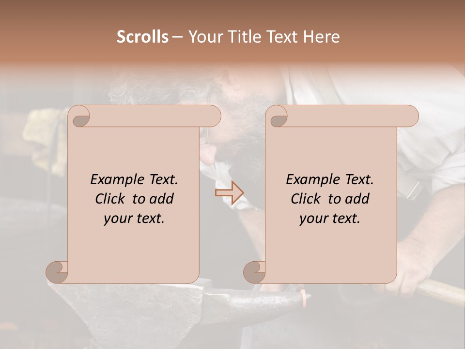 Hammer Smithy Man PowerPoint Template