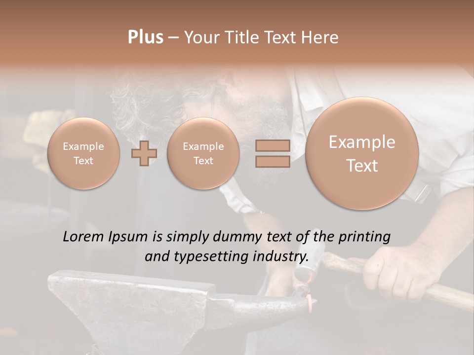 Hammer Smithy Man PowerPoint Template