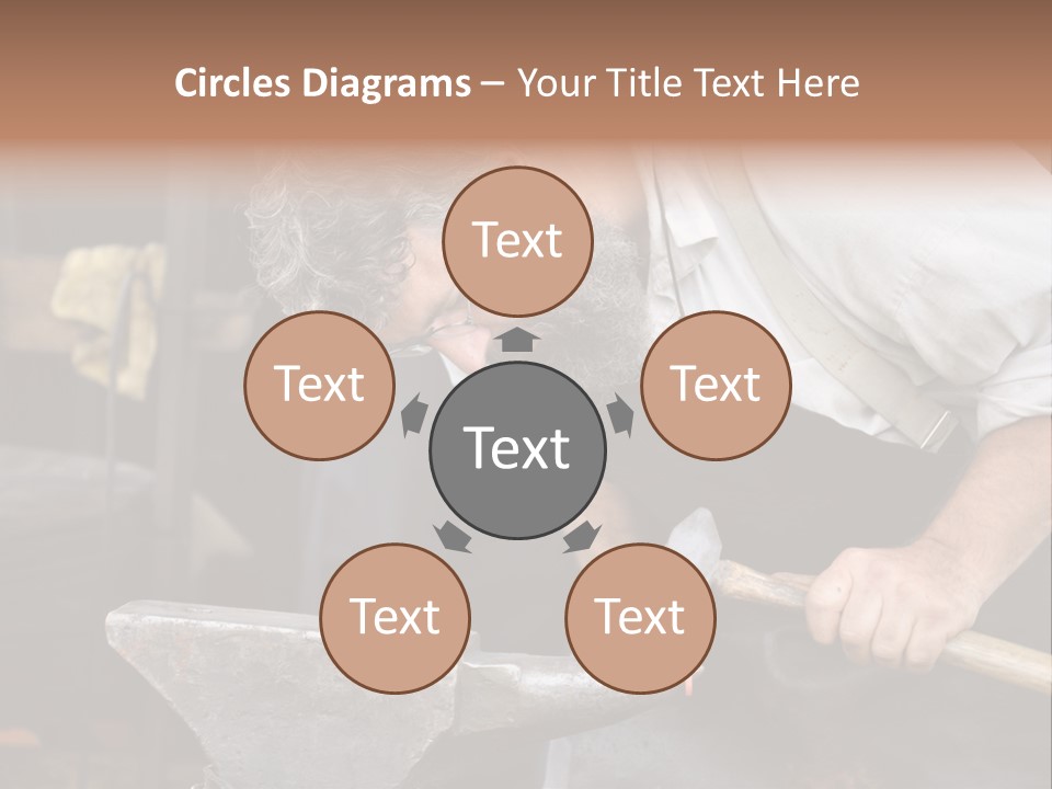 Hammer Smithy Man PowerPoint Template