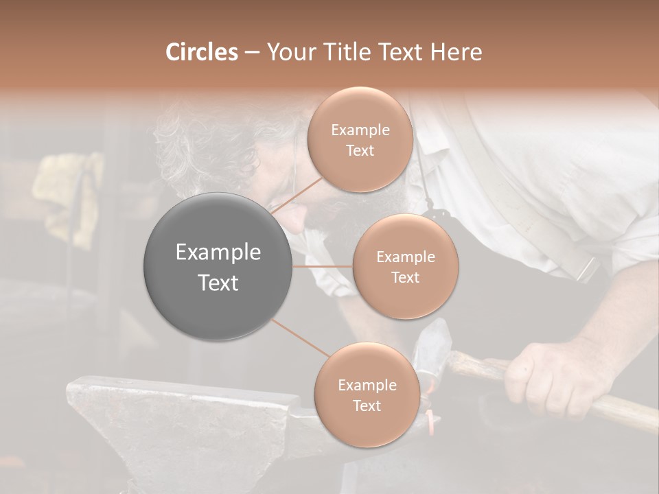 Hammer Smithy Man PowerPoint Template