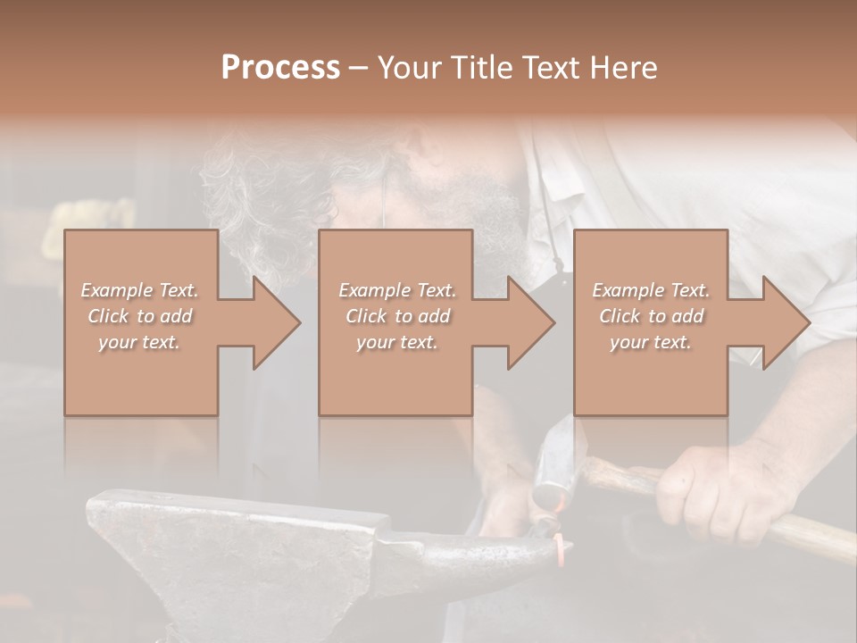 Hammer Smithy Man PowerPoint Template