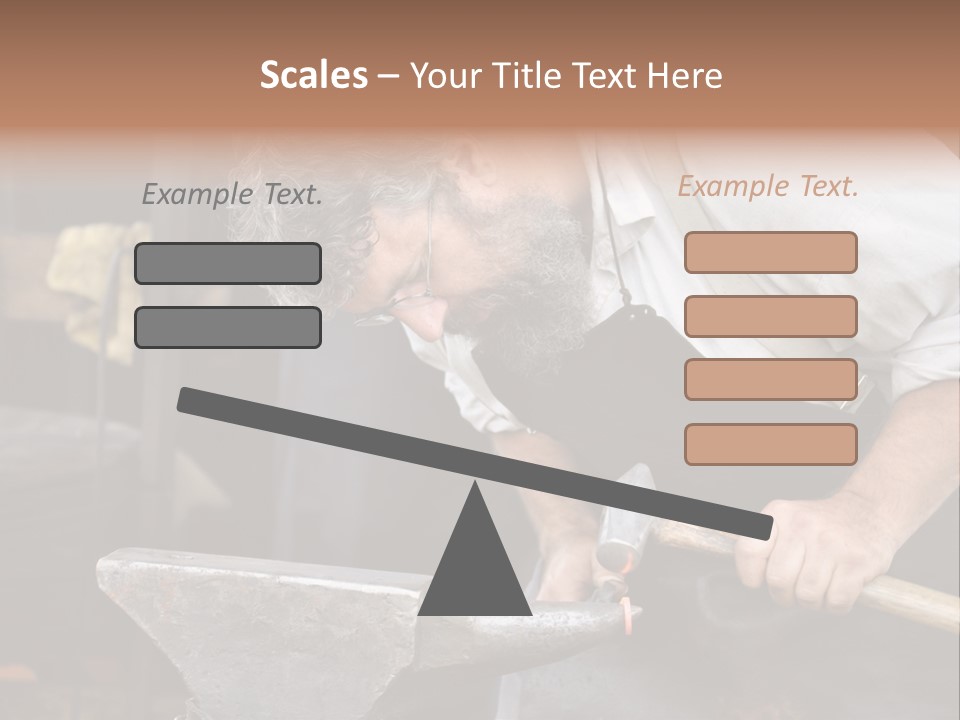Hammer Smithy Man PowerPoint Template