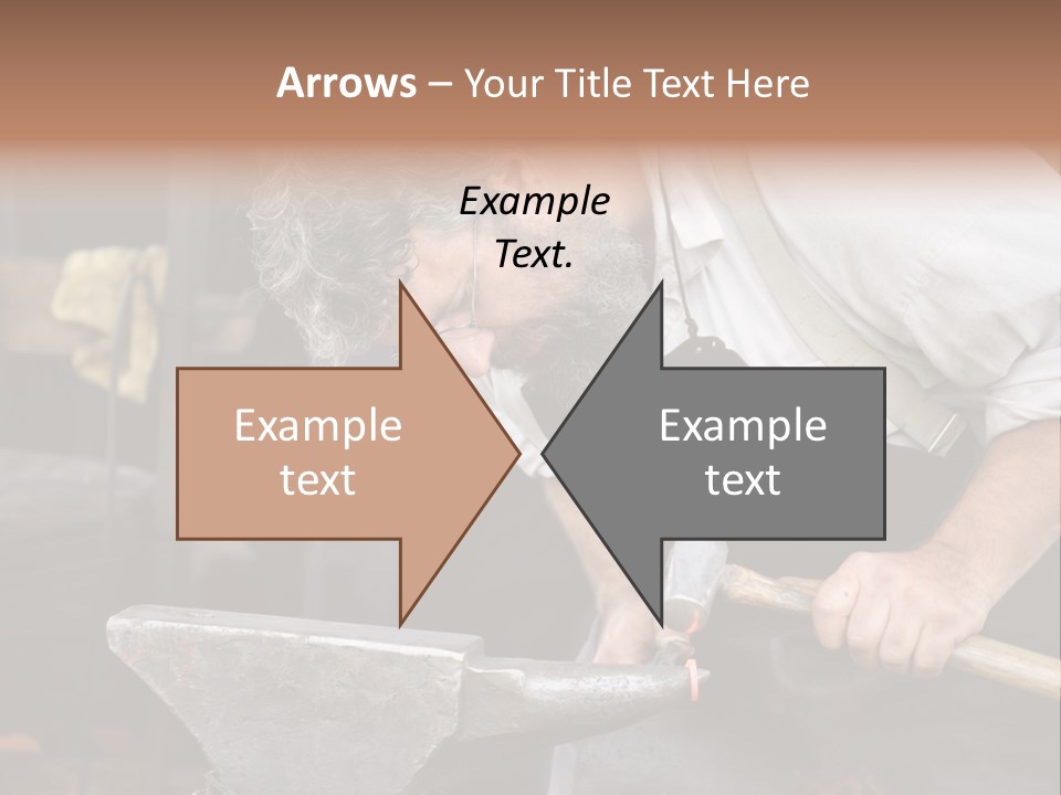 Hammer Smithy Man PowerPoint Template