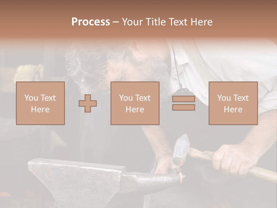 Hammer Smithy Man PowerPoint Template