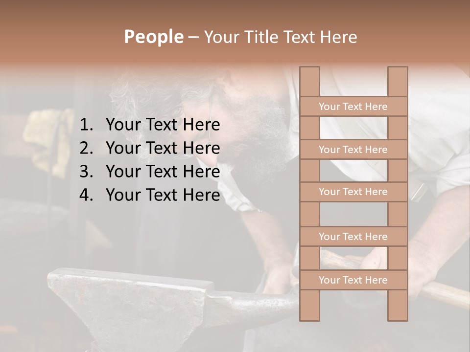 Hammer Smithy Man PowerPoint Template
