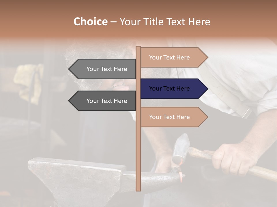 Hammer Smithy Man PowerPoint Template