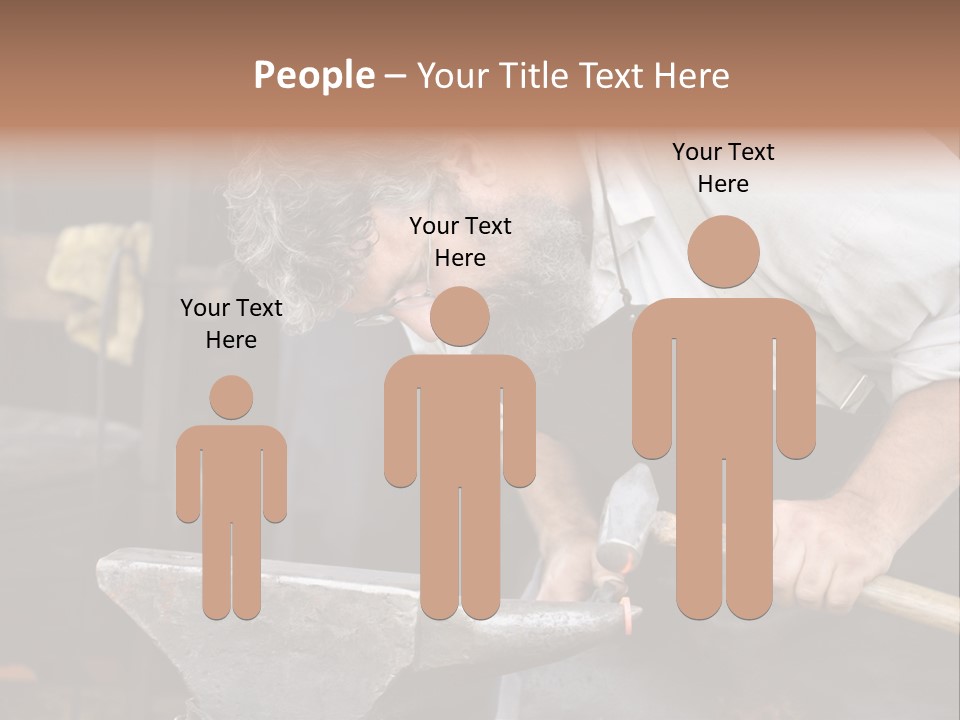 Hammer Smithy Man PowerPoint Template