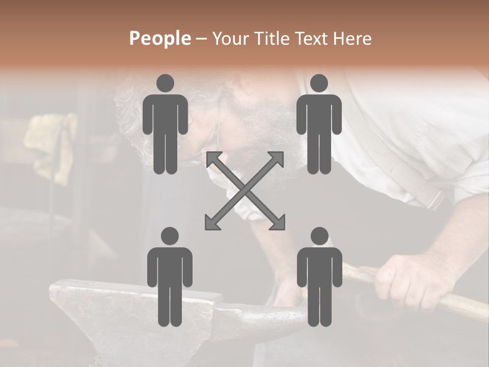 Hammer Smithy Man PowerPoint Template