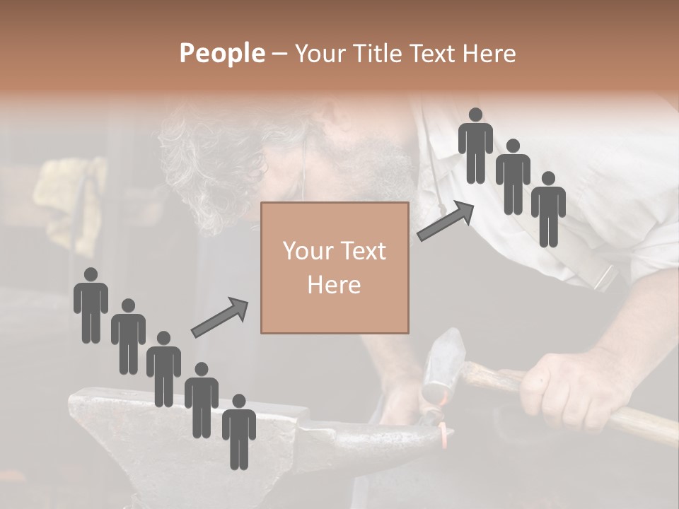 Hammer Smithy Man PowerPoint Template