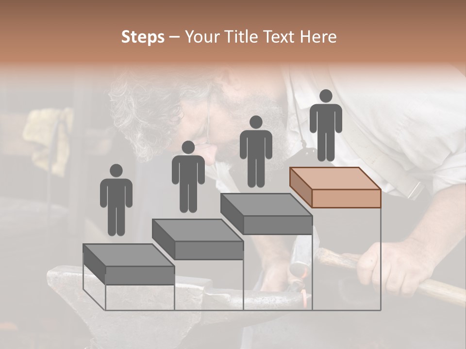 Hammer Smithy Man PowerPoint Template