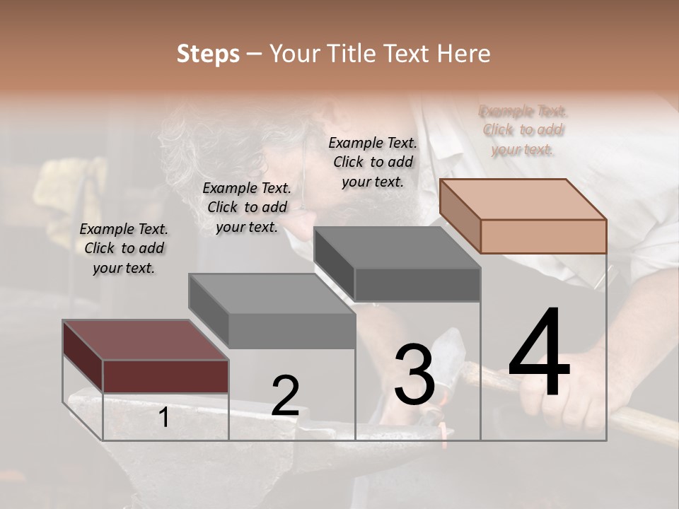 Hammer Smithy Man PowerPoint Template