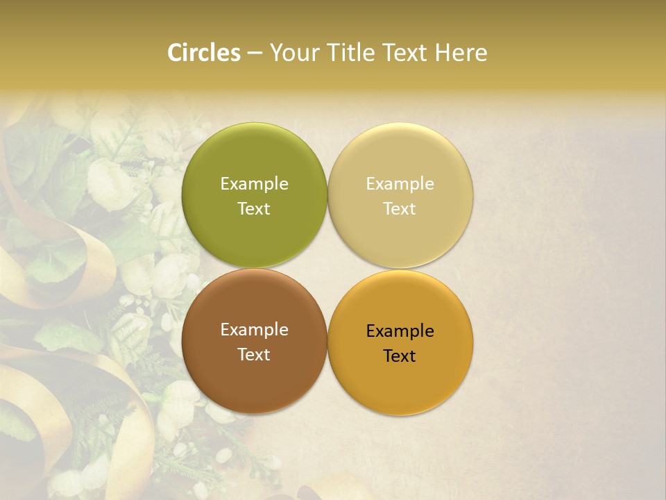 Ornate Gold Retro PowerPoint Template