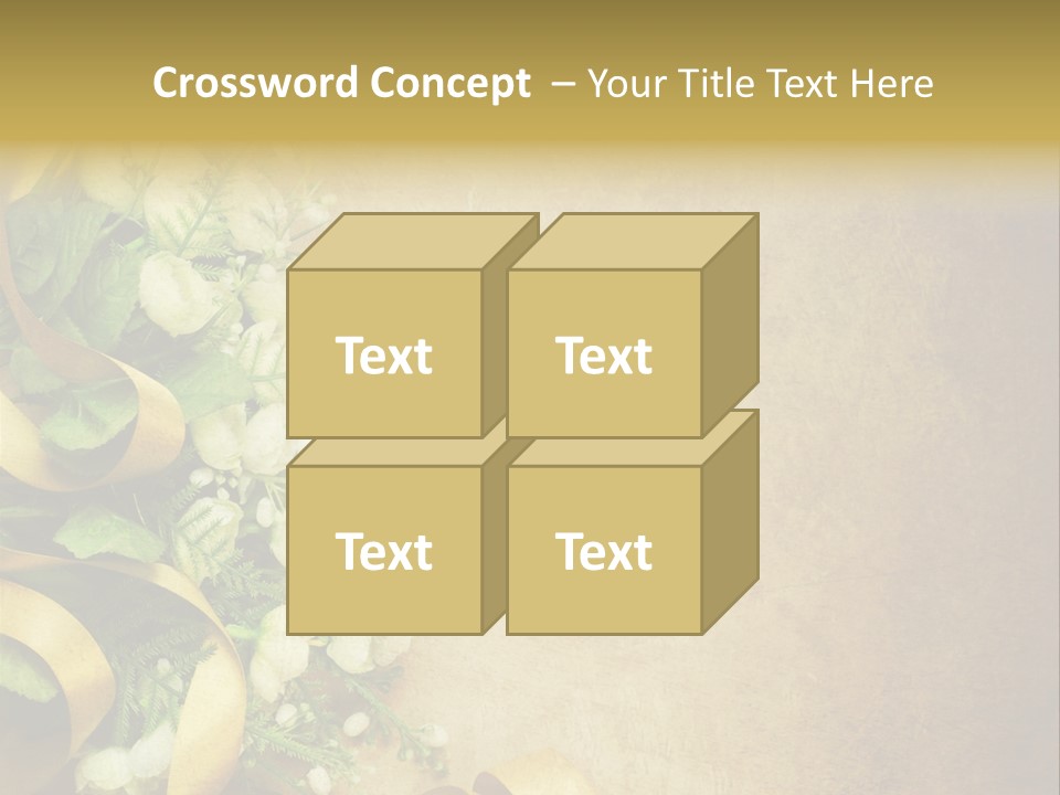 Ornate Gold Retro PowerPoint Template