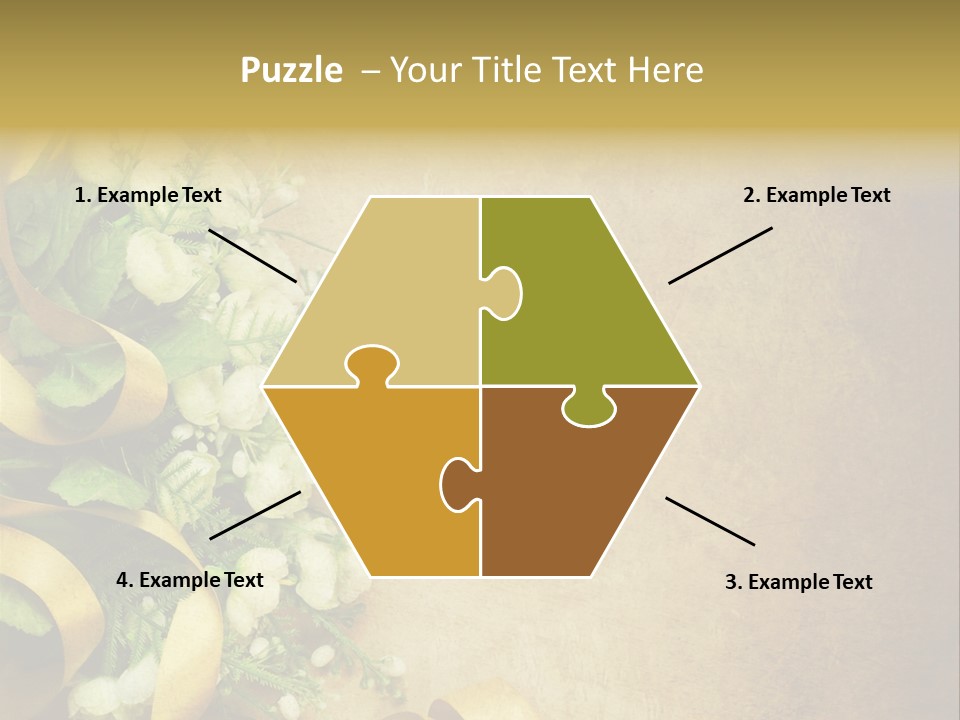 Ornate Gold Retro PowerPoint Template