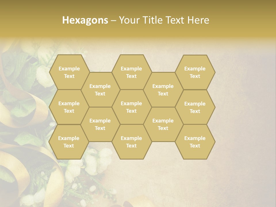 Ornate Gold Retro PowerPoint Template