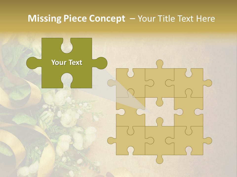 Ornate Gold Retro PowerPoint Template