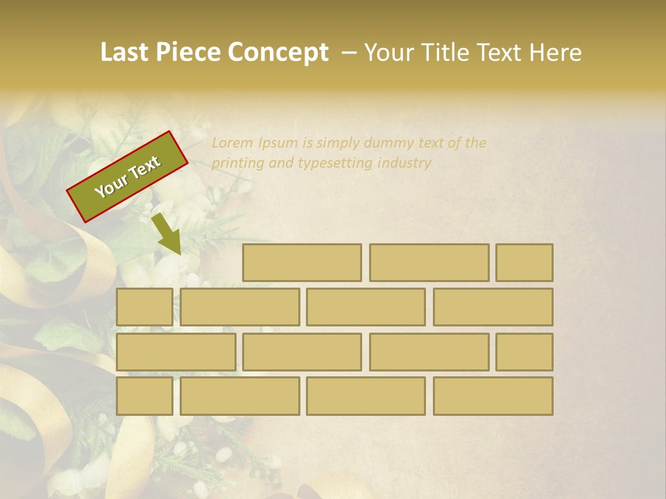 Ornate Gold Retro PowerPoint Template