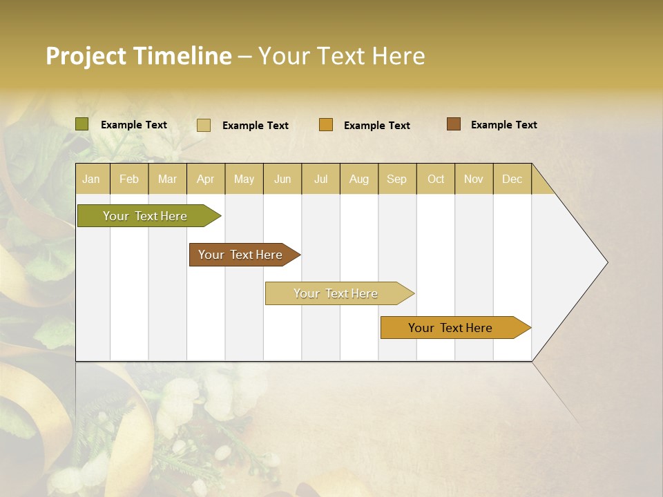 Ornate Gold Retro PowerPoint Template