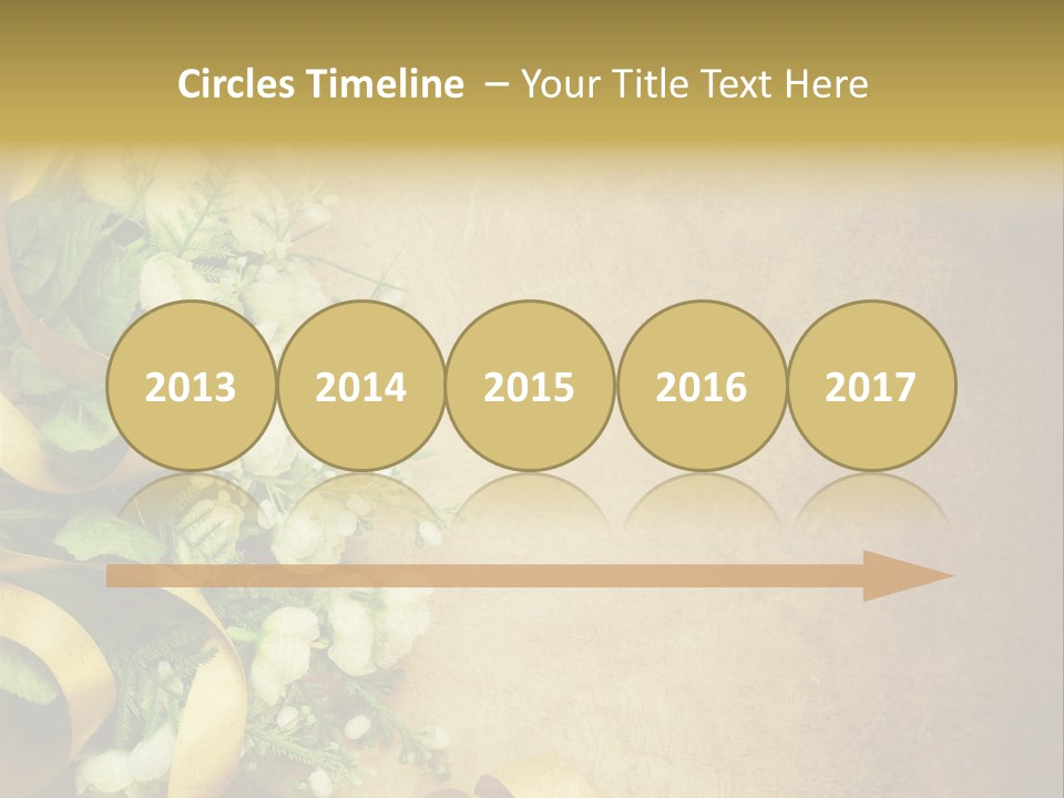 Ornate Gold Retro PowerPoint Template