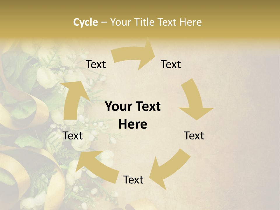 Ornate Gold Retro PowerPoint Template