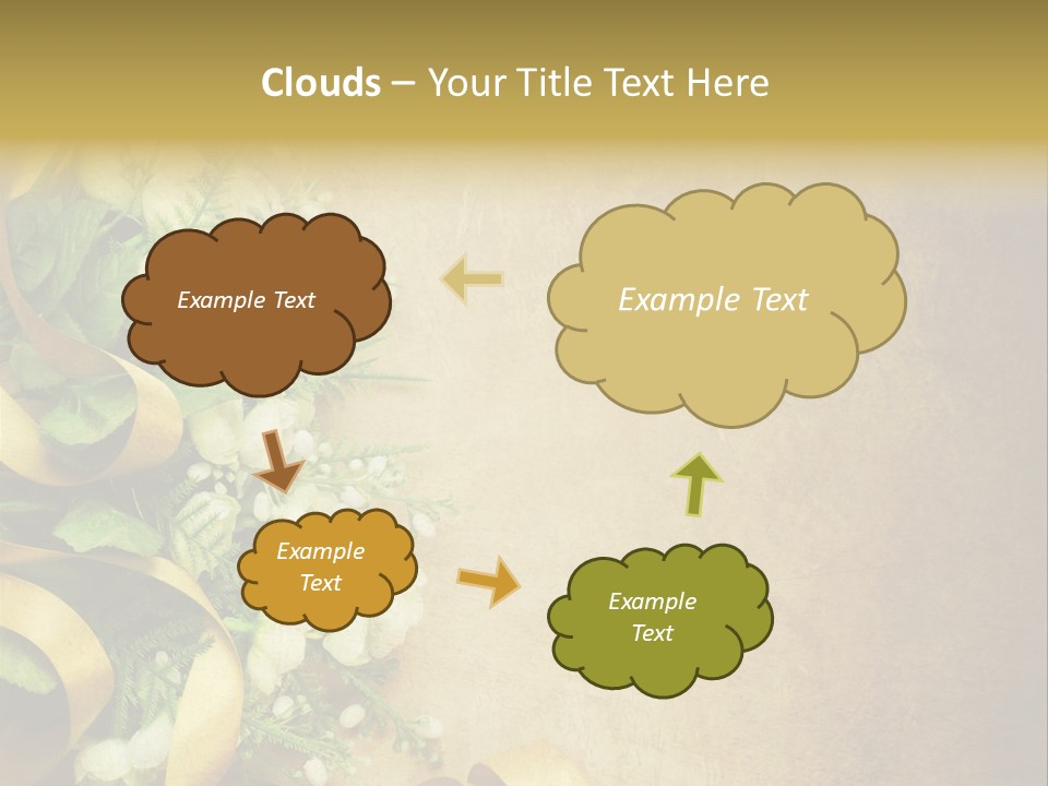 Ornate Gold Retro PowerPoint Template