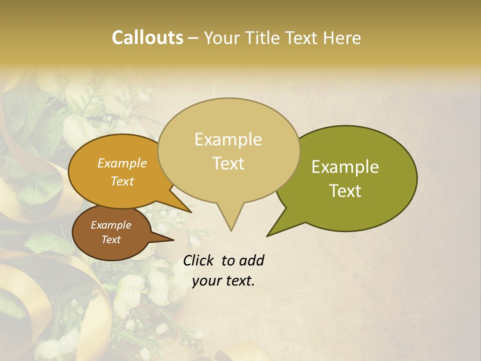 Ornate Gold Retro PowerPoint Template