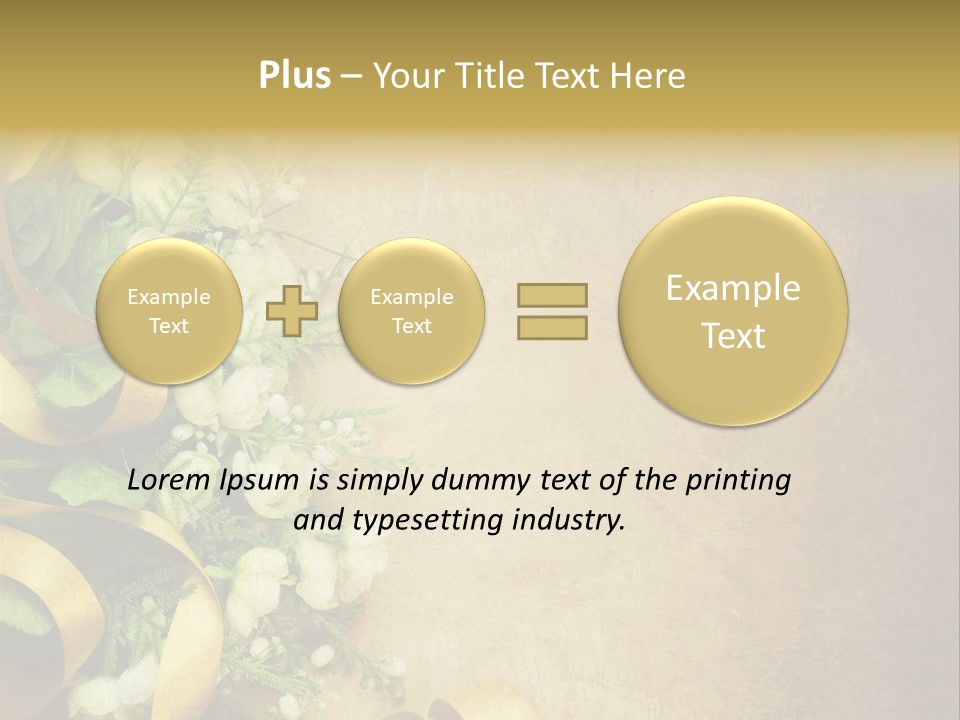 Ornate Gold Retro PowerPoint Template