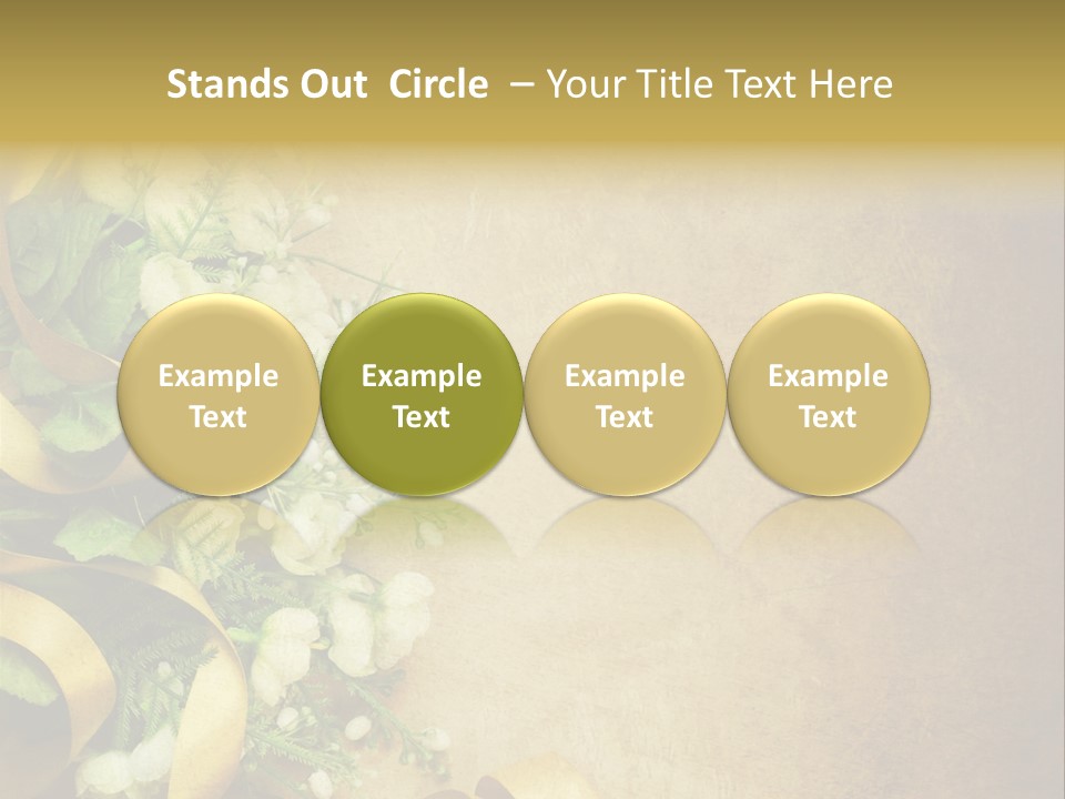 Ornate Gold Retro PowerPoint Template