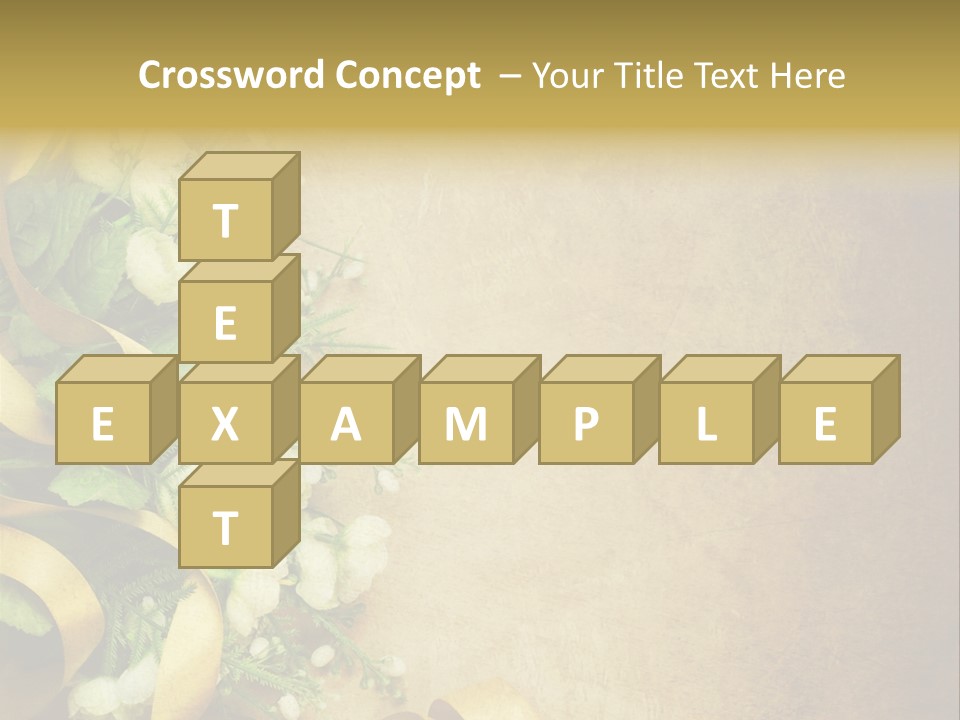 Ornate Gold Retro PowerPoint Template