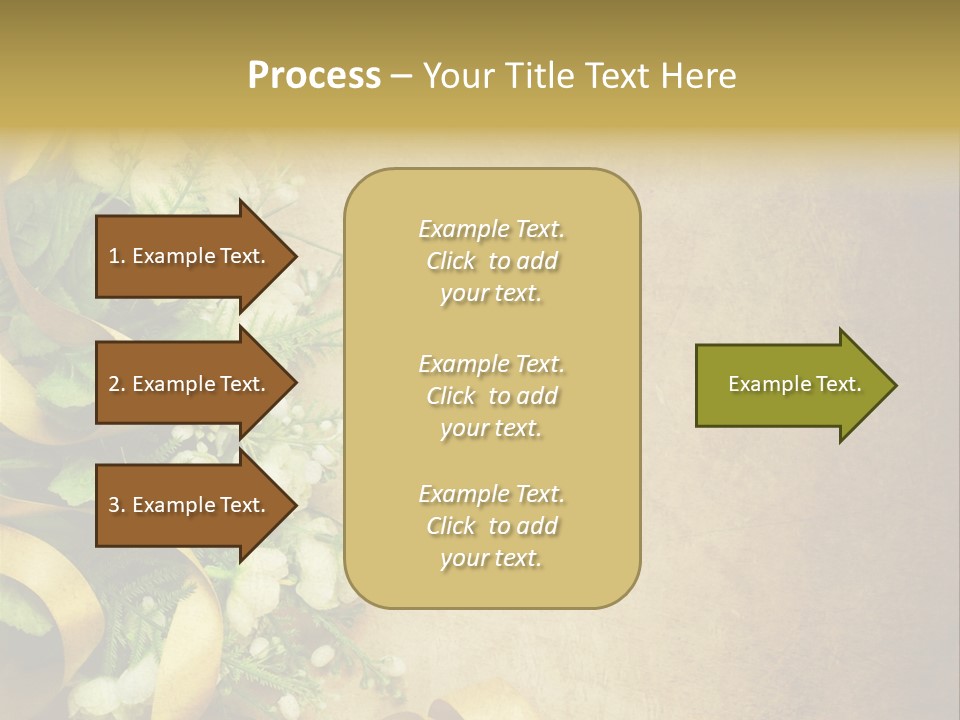 Ornate Gold Retro PowerPoint Template