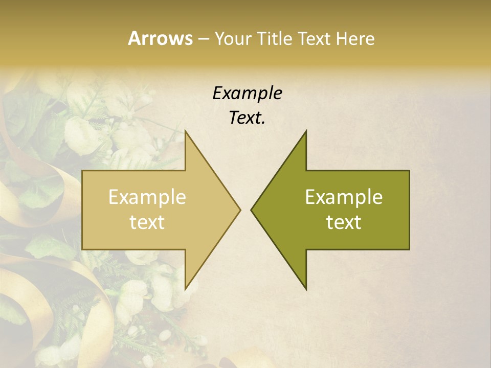 Ornate Gold Retro PowerPoint Template