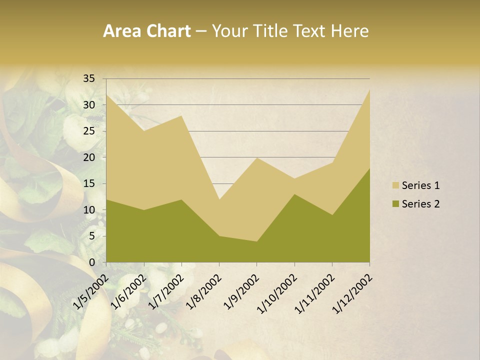 Ornate Gold Retro PowerPoint Template
