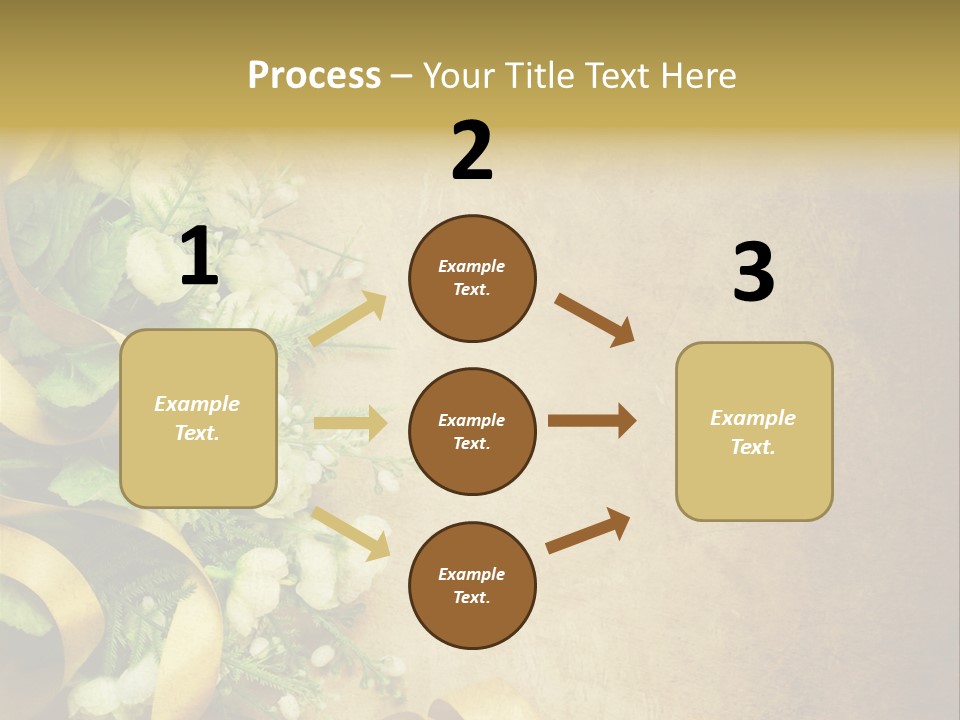 Ornate Gold Retro PowerPoint Template