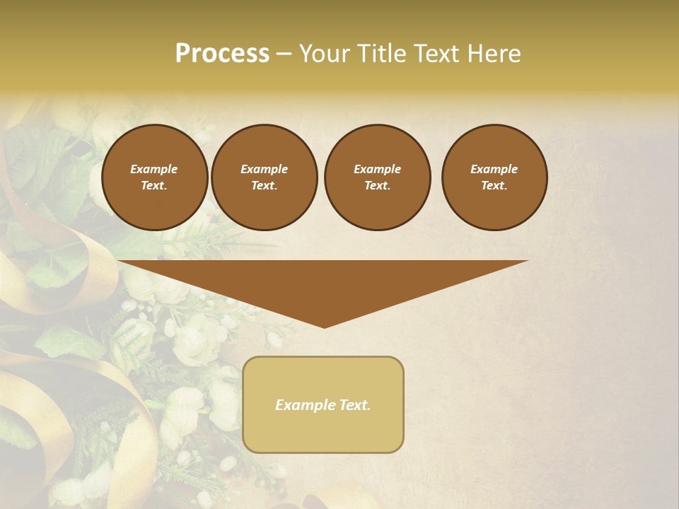 Ornate Gold Retro PowerPoint Template