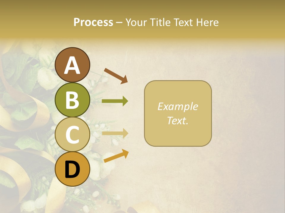 Ornate Gold Retro PowerPoint Template