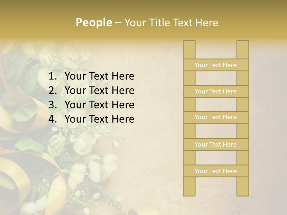 Ornate Gold Retro PowerPoint Template