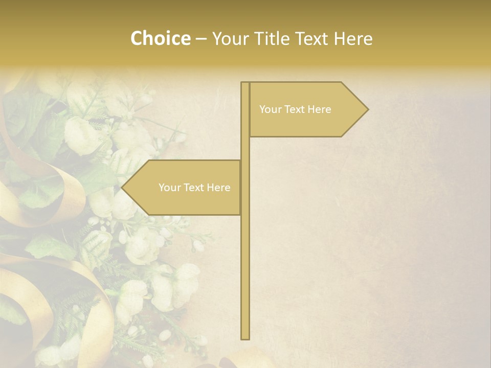 Ornate Gold Retro PowerPoint Template