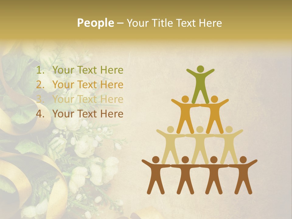 Ornate Gold Retro PowerPoint Template