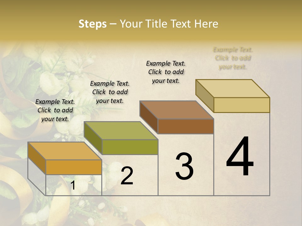 Ornate Gold Retro PowerPoint Template