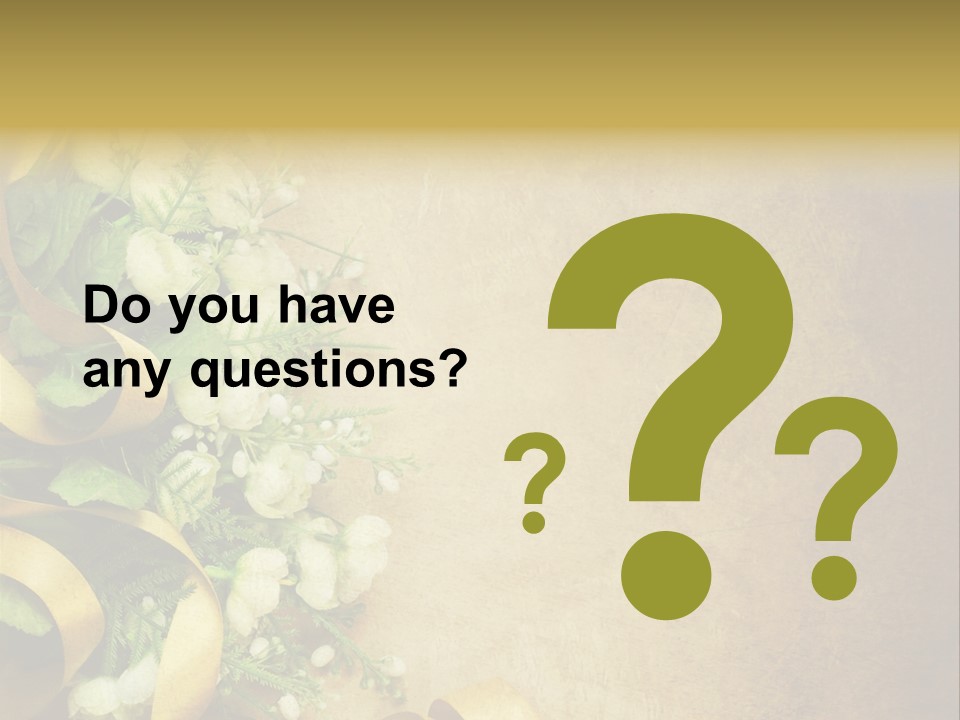 Ornate Gold Retro PowerPoint Template