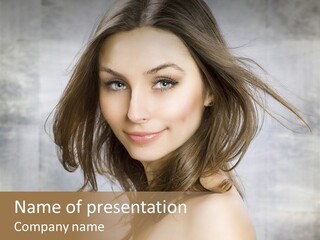 Fluttering Amazing Beautiful PowerPoint Template