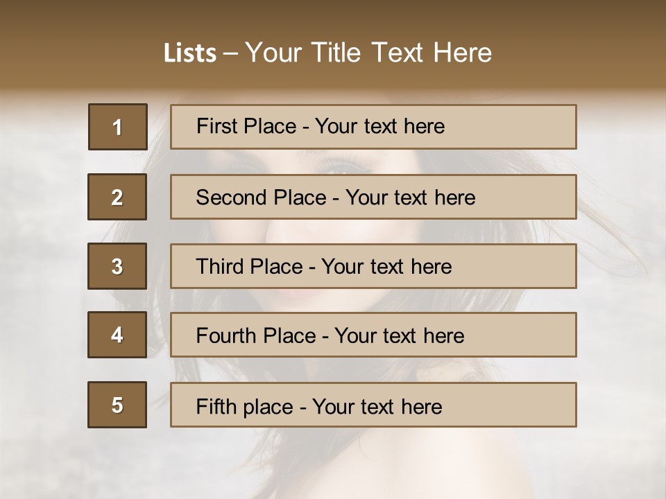 Fluttering Amazing Beautiful PowerPoint Template
