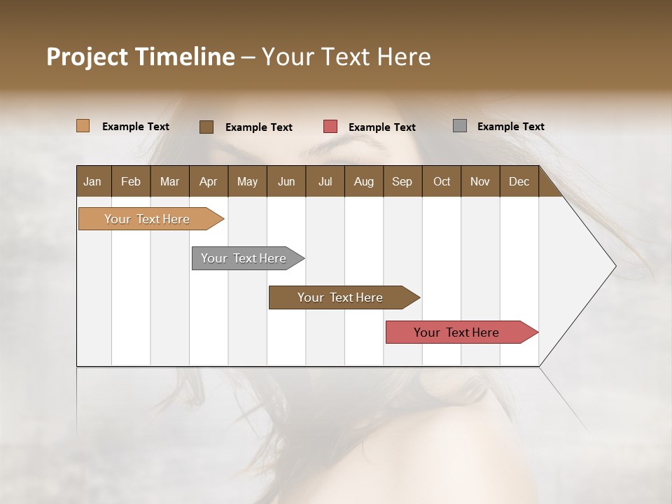 Fluttering Amazing Beautiful PowerPoint Template