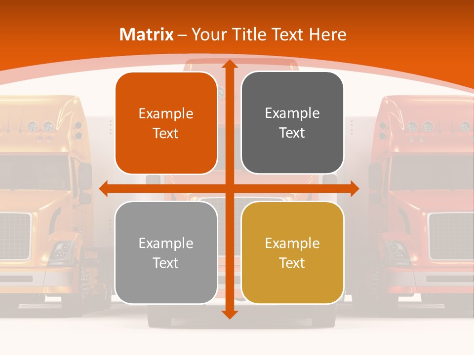 Industry Heavy Trailer PowerPoint Template