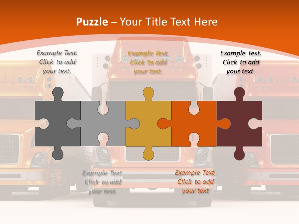 Industry Heavy Trailer PowerPoint Template