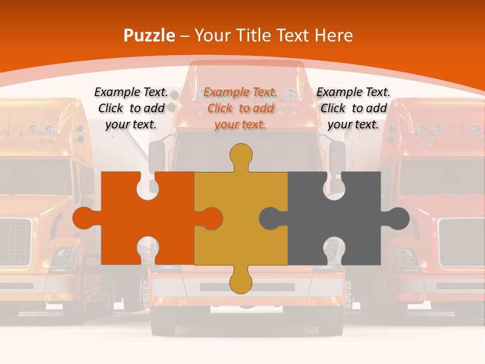 Industry Heavy Trailer PowerPoint Template