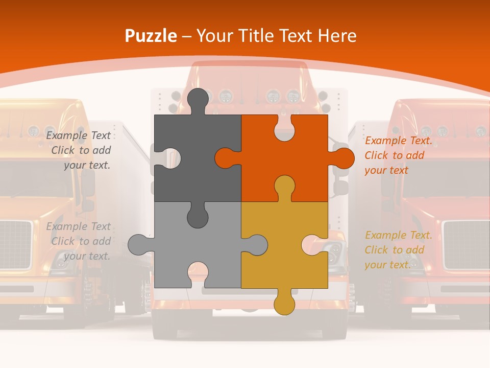 Industry Heavy Trailer PowerPoint Template